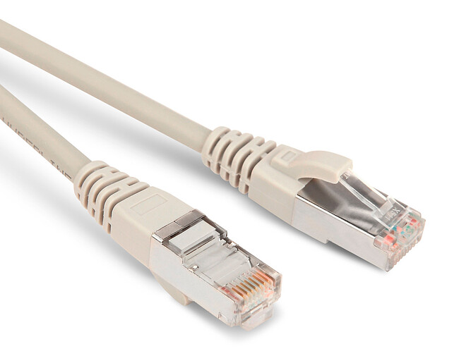 Кабель Hyperline PC-LPM-STP-RJ45-RJ45-C5e-1.5M-LSZH-GY
