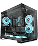 Корпус PCCooler C3 T500 ARGB BK черный без БП (C3-T500BKD6-GL)