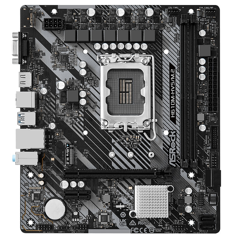 Материнская плата ASRock H610M-HVS/M.2 R2.0 DDR4