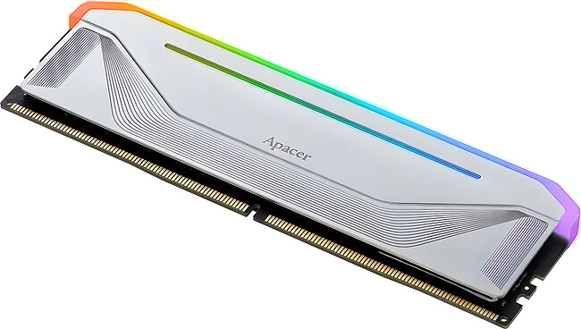 Оперативная память Apacer NOX RGB 16GB DDR5 Silver PC5-44800 (AH5U16G56C522NWAA-1)