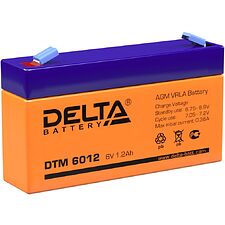Аккумулятор для ИБП Delta 6V/1.2Ah (DTM 6012)