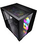 Корпус Powercase Vision Micro черный (CVBM-L4)
