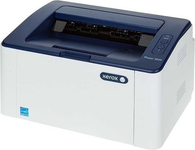 Принтер Xerox Phaser 3020 A4 3020V/BI белый/синий (P3020BI)