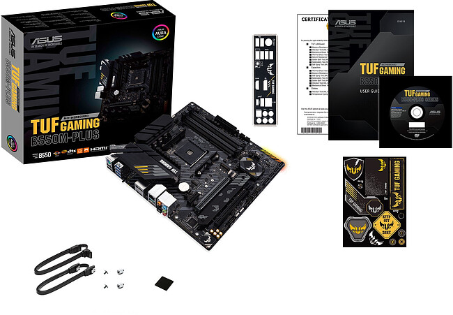 Материнская плата ASUS TUF Gaming B550M-Plus DDR4