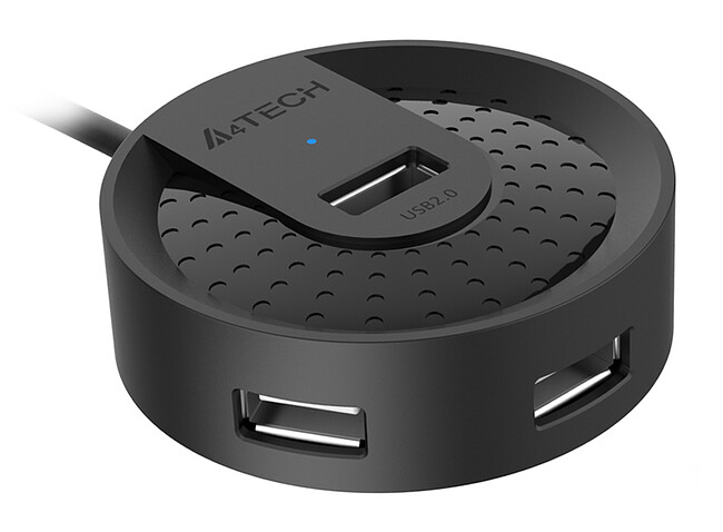 USB-хаб A4Tech HUB-20 черный
