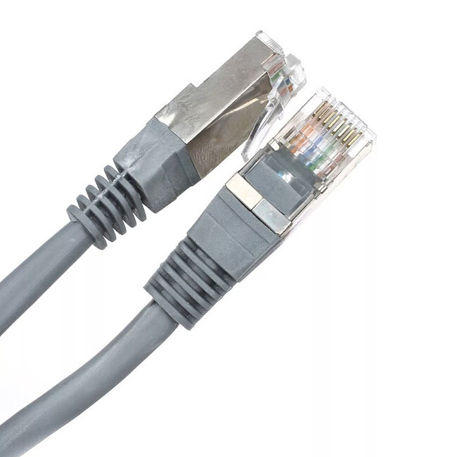 Патч-корд Telecom NA102-FTP-C5E-5M серый