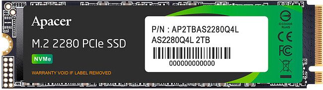 SSD диск Apacer 2TB AS2280Q4X (AP2TBAS2280Q4X-1) SSD диск Apacer 2TB AS2280Q4X (AP2TBAS2280Q4X-1)