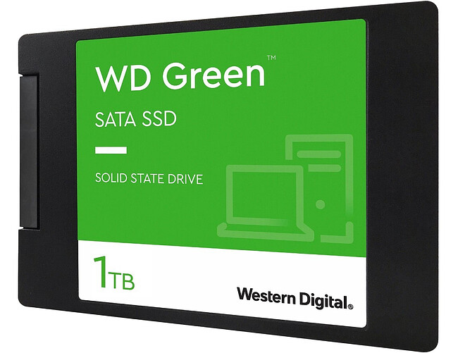 SSD диск WD Green 1TB (WDS100T3G0A)