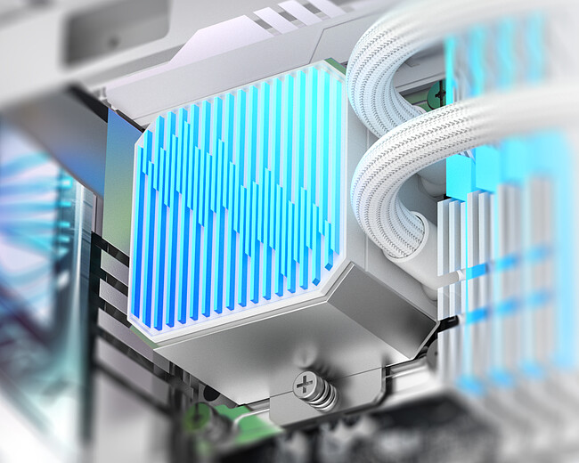 Система жидкостного охлаждения для процессора ID-Cooling DX360 MAX White