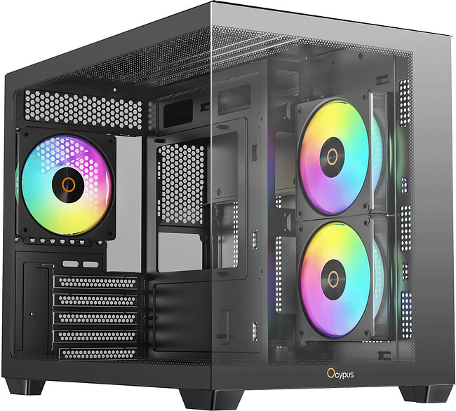 Корпус Ocypus Gamma C54 BK ARGB без БП черный (Gamma-C54-BKD300XX-GL)
