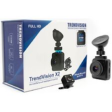 Автомобильный видеорегистратор TrendVision X2 Dual черный