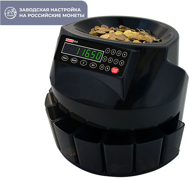 Счетчик банкнот DoCash 913 рубли (09658)