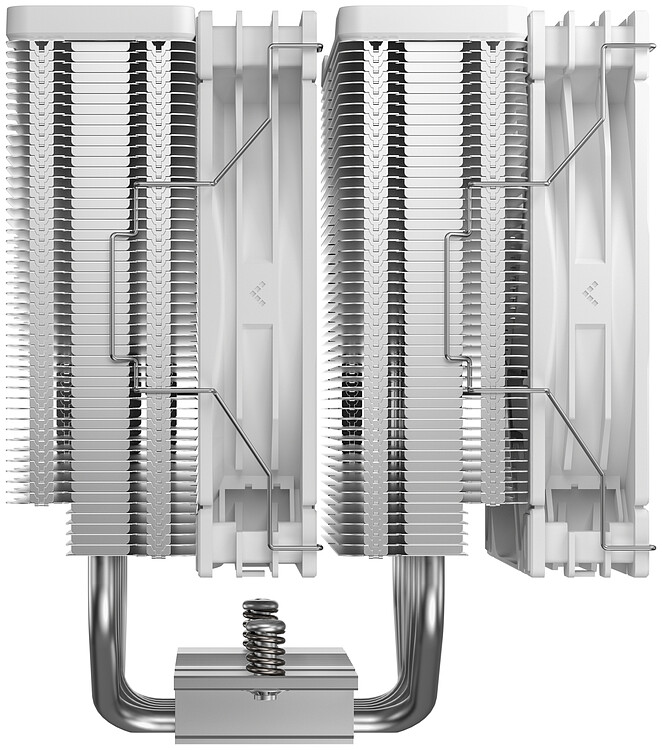 Кулер для процессора Deepcool AG620 G2 WH белый (R-AG620-WHNPMG2-G)