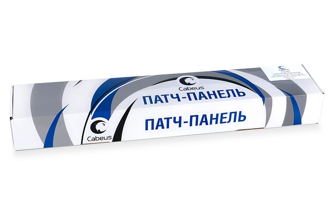 Патч-панель Cabeus PL-24-Cat.6a-SH-Dual