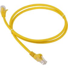 Патч-корд Lanmaster кат.5e 1.0м желтый (LAN-PC45/U5E-1.0-YL)