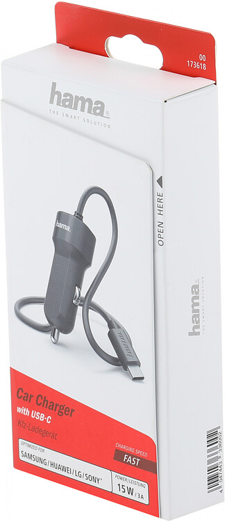 Автомобильное зарядное Hama H-173618