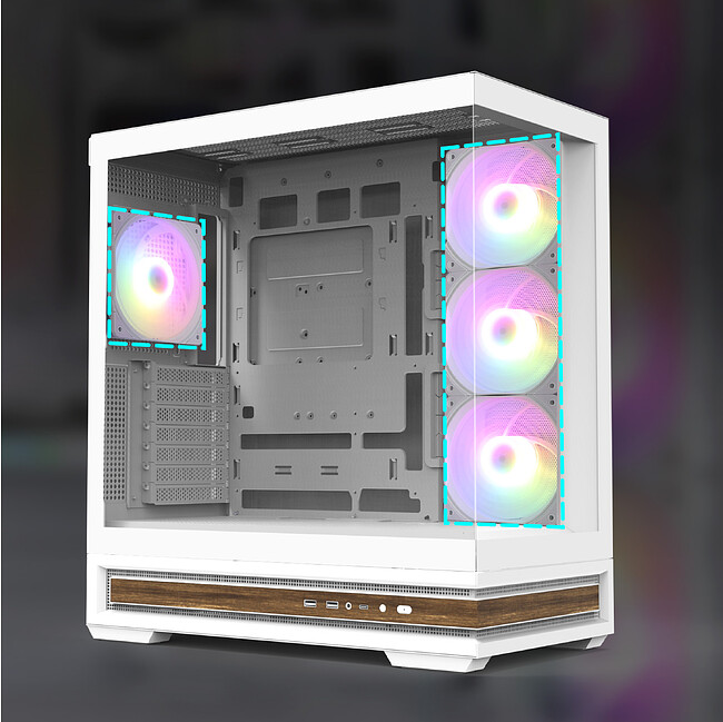 Корпус Zalman P40 Namu White