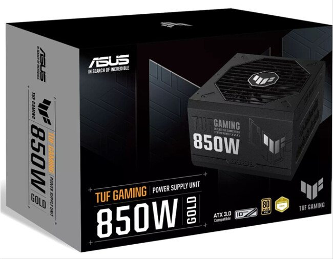 Блок питания ASUS TUF Gaming 850W Gold (90YE00S2-B0NA00)