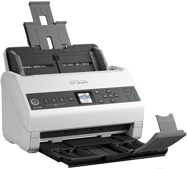 Сканер Epson WorkForce DS-730N (B11B259401)