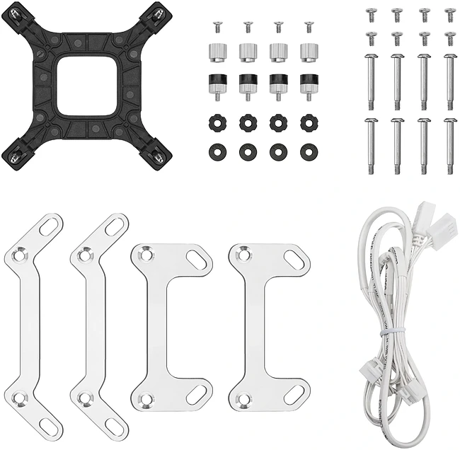 Система жидкостного охлаждения для процессора Deepcool LM240 WH (R-LM240-WHDMMC-1)