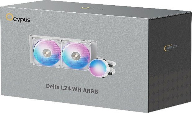 Система жидкостного охлаждения для процессора Ocypus Delta L24 WH ARGB V2 (Delta-L24-WH2AAWNN02X-GL)