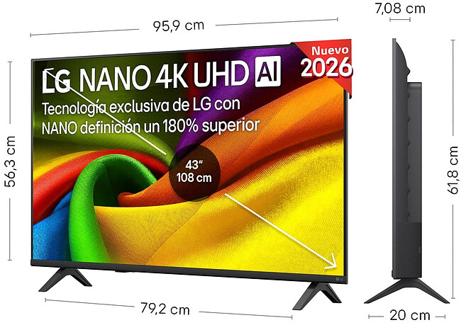 Телевизор LG 43NU900B6LA