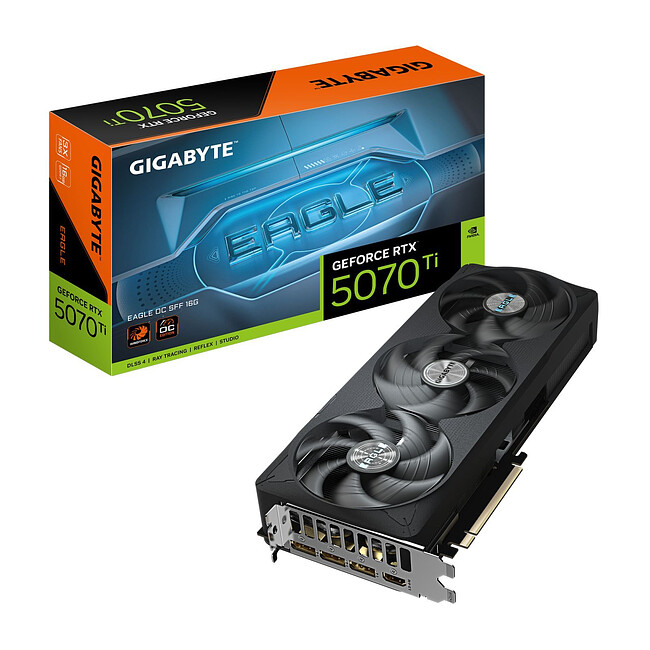 Видеокарта Gigabyte GeForce RTX 5070TI Eagle 16Gb GDDR7 (GV-N507TEAGLE OC-16GD)