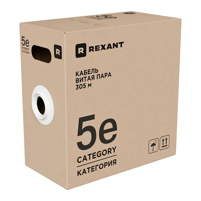Кабель витая пара Rexant 02-0027-R черный