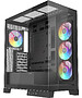 Корпус Sama V50 BK черный (V50-BKADA4X1-GL)