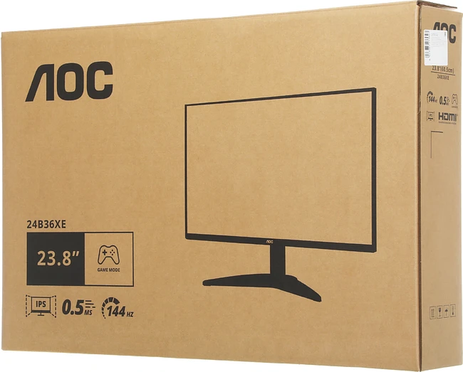 Монитор AOC 24B36XE черный