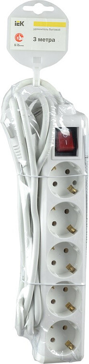 Удлинитель IEK WYP10-16-05-05-ZK-N