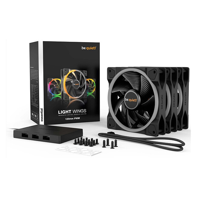 Кулер для корпуса be quiet! Light Wings 120mm PWM (BL076)