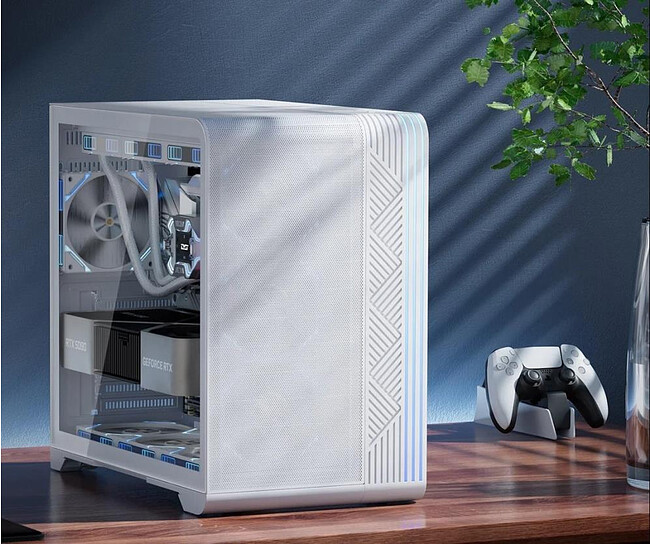Корпус 1stPlayer VT7 без БП White (VT7-WH-4FS7-W)