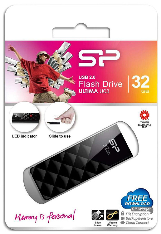USB Flash-накопитель Silicon-Power Ultima U03 32GB (SP032GBUF2U03V1K)
