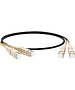 Кабель оптический Hyperline FC-D2-503-LC/PR-SC/PR-H-5M-LSZH-BK черный