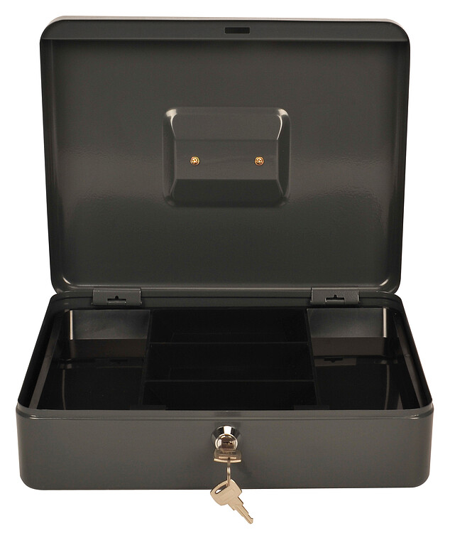 Ящик для денег Cactus CS-CB-004GY серый