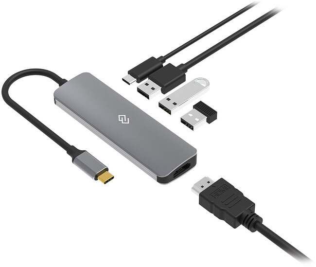 Док-станция Digma DS-501 серый