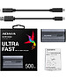 Внешний накопитель A-Data SE880 512GB Titanium Grey (AELI-SE880-500GCGY)