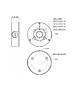 Монтажная коробка для камер видеонаблюдения Dahua DH-PFA130-E