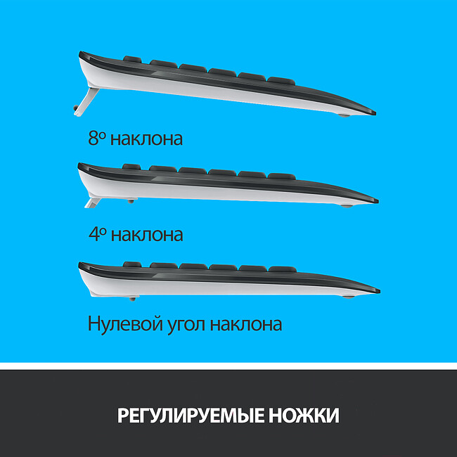 Набор периферии Logitech MK540 Advance черный (920-008691)