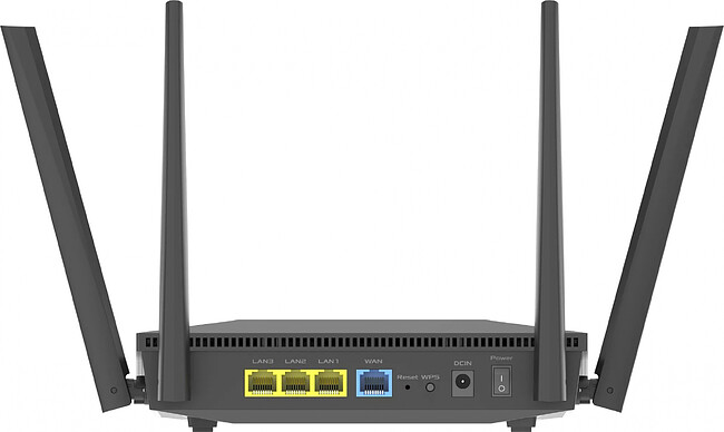 Роутер Asus RT-AX52 черный (90IG08T0-MO3H00)