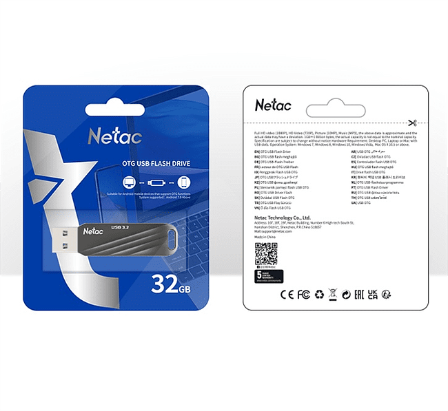 USB Flash-накопитель Netac US11 32GB (NT03US11C-032G-32BK)