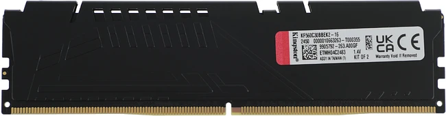Оперативная память Kingston Fury Beast Black Expo 16Gb (KF560C30BBEK2-16)
