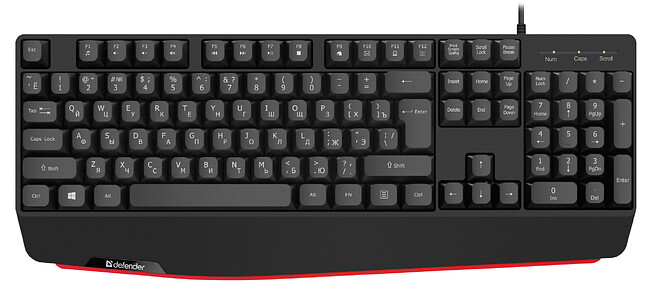 Клавиатура Defender Atom HB-546 черный (45546)