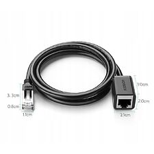 Патч-корд UGREEN NW112-11279 Black (11279)