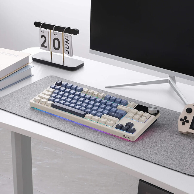 Клавиатура Royal Kludge RK S85 Horizon Blue/Beige switch