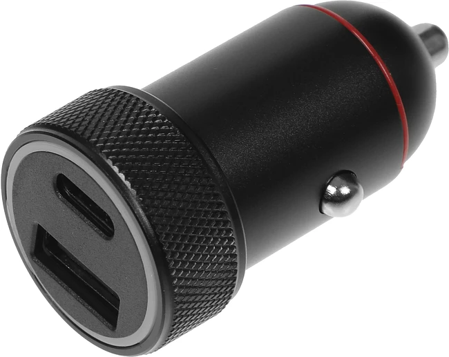 Автомобильное зарядное Wiiix UCC-4-2-15 3A USB-A/Type-C черный