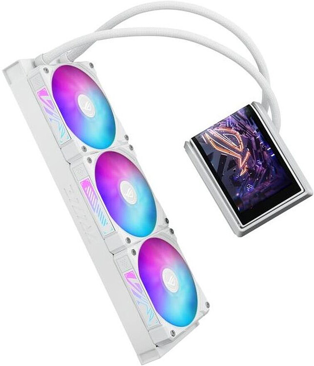 Cистема жидкостного охлаждения для процессора Asus ROG RYUO IV 360 ARGB White (90RC01N2-B0EAY0)