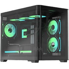 Корпус Formula V Line Crystal U2M Floe без БП черный