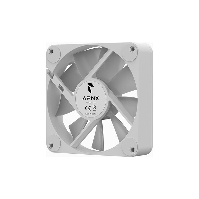Кулер для корпуса APNX FP1-120 PWM ARGB White (FP1-120 WH)